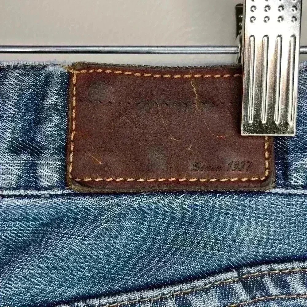 Madewell Rail Straight Jeans Medium Wash Straight Leg Denim Women’s Size 26x32 - Picture 7 of 9